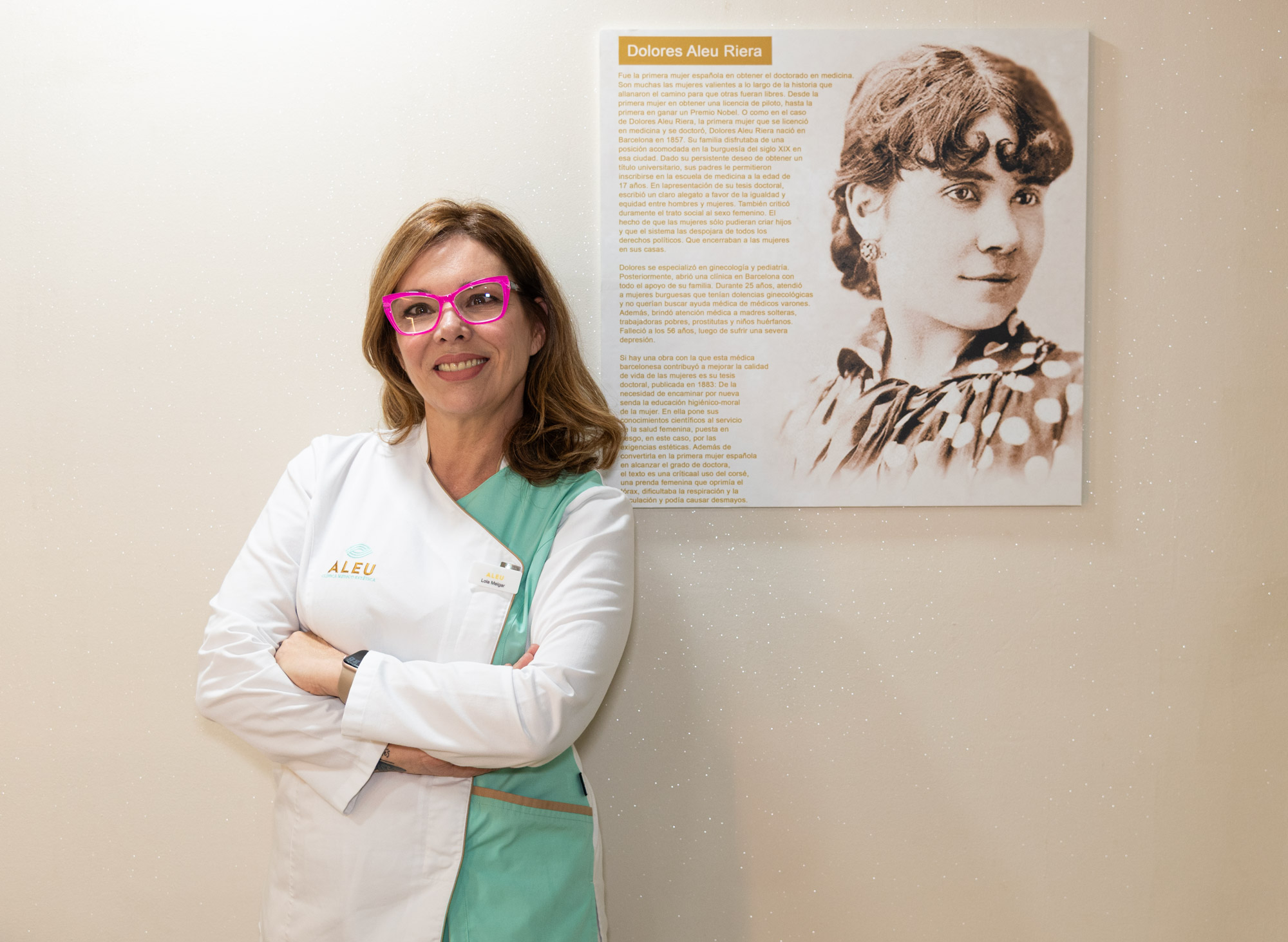 Equipo de Aleu Estética en la clínica de Algeciras